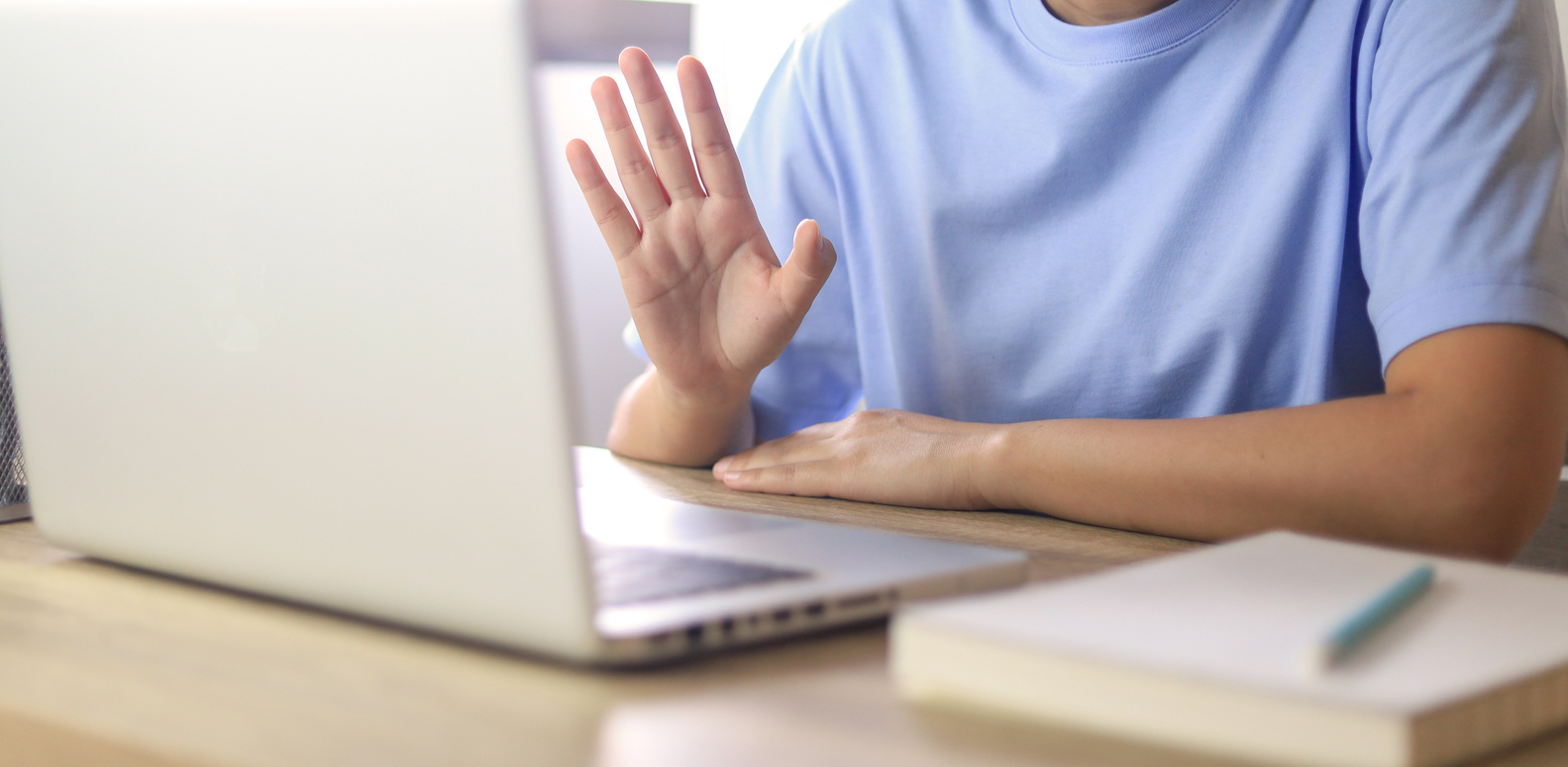 Video Call People Online Meeting with Business Partner Group